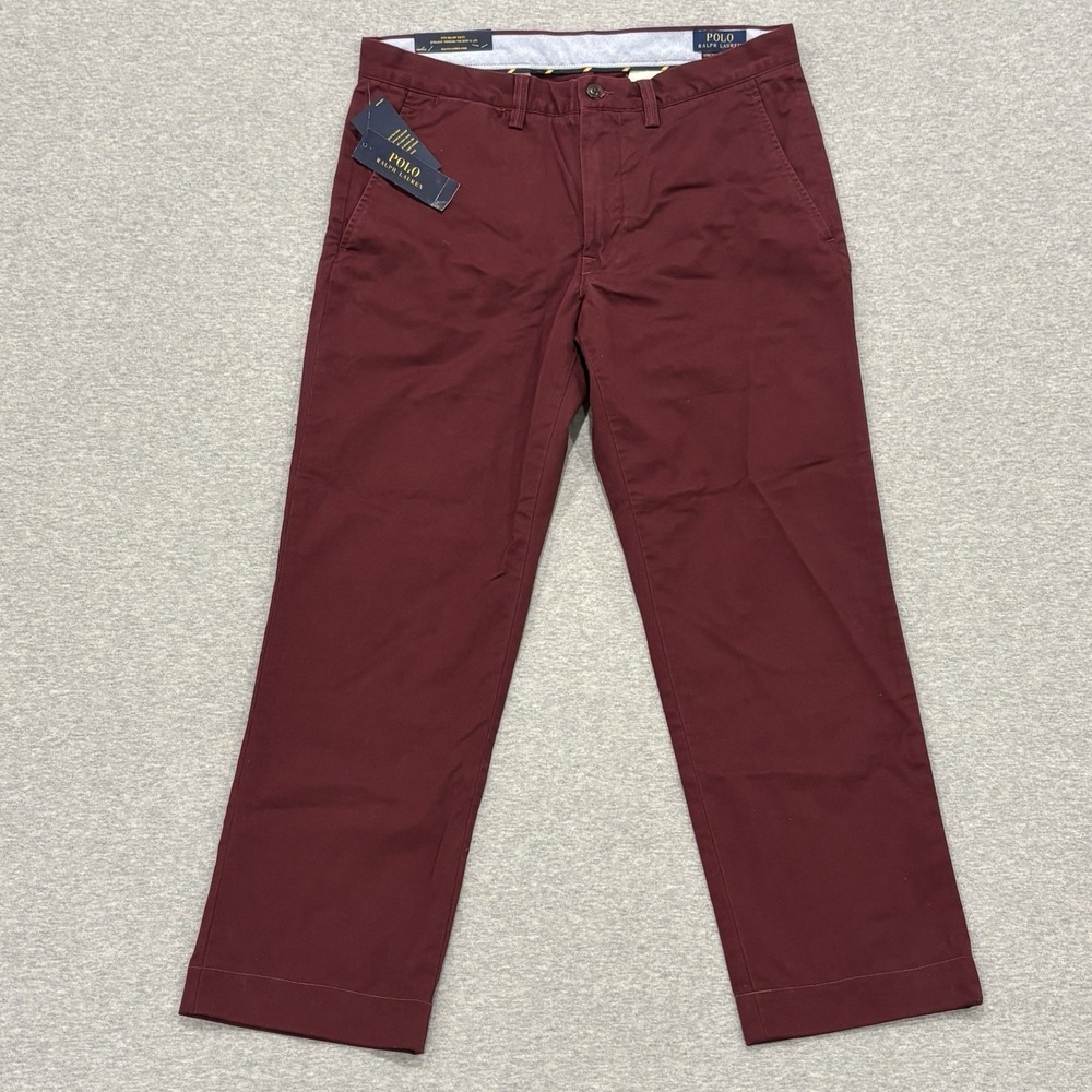 NWT Polo Ralph Lauren The Polo Chino Pants Men's Size 32x30 (Fits 33x27) ALTERED